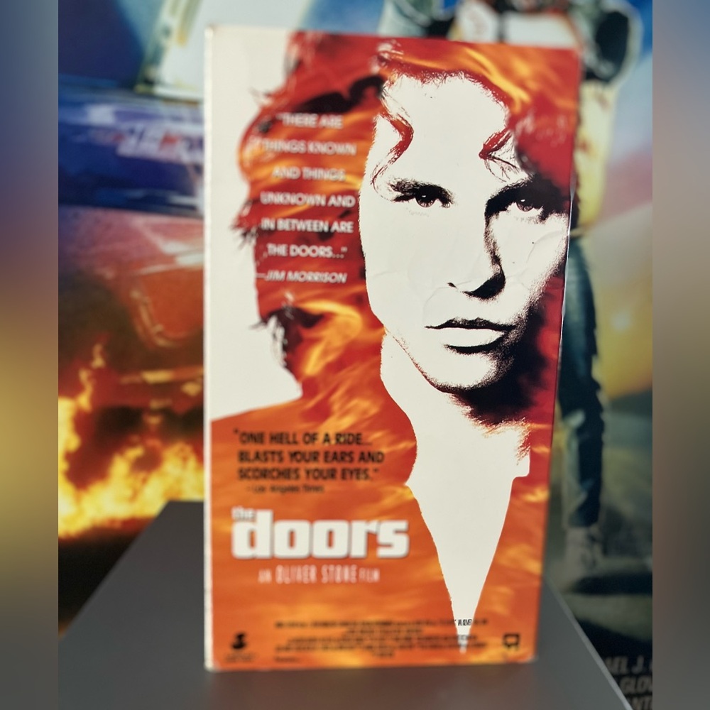 The Doors VHS tape an Oliver Stone film Val Kilmer Jim Morrison classic movie